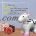 Rechargeable 6V/7A Plush Animal Ride On Toy for Kids (3 ~ 7 Years Old) With Safety Belt Unicorn   